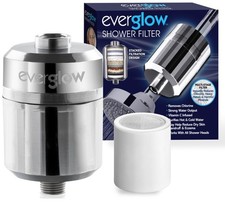 High-Output Shower Filter, Reduces Chlorine, Dry Skin, Dandruff, Eczema, Heav...