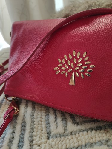 Mulberry Pink Pebbled Leather Bag