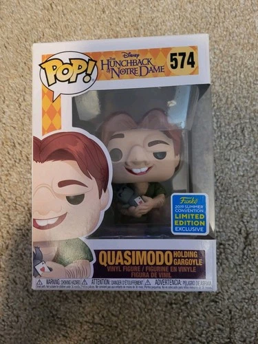 Funko Pop! Vinyl: Disney - Quasimodo Holding Gargoyle - Hot Topic (HT)...