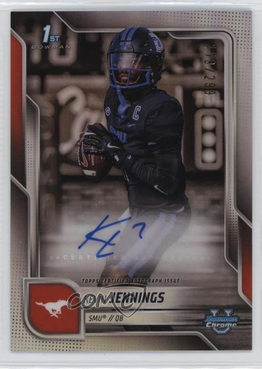 2025 Bowman U Chrome Prospect Refractor 119/299 Kevin Jennings #BCA-KJ Auto 0j3l