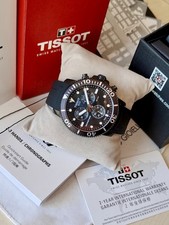 Tissot Seastar 1000 T-Sport Steel Men's Chronograph Total Black Dial Diver 300m 13