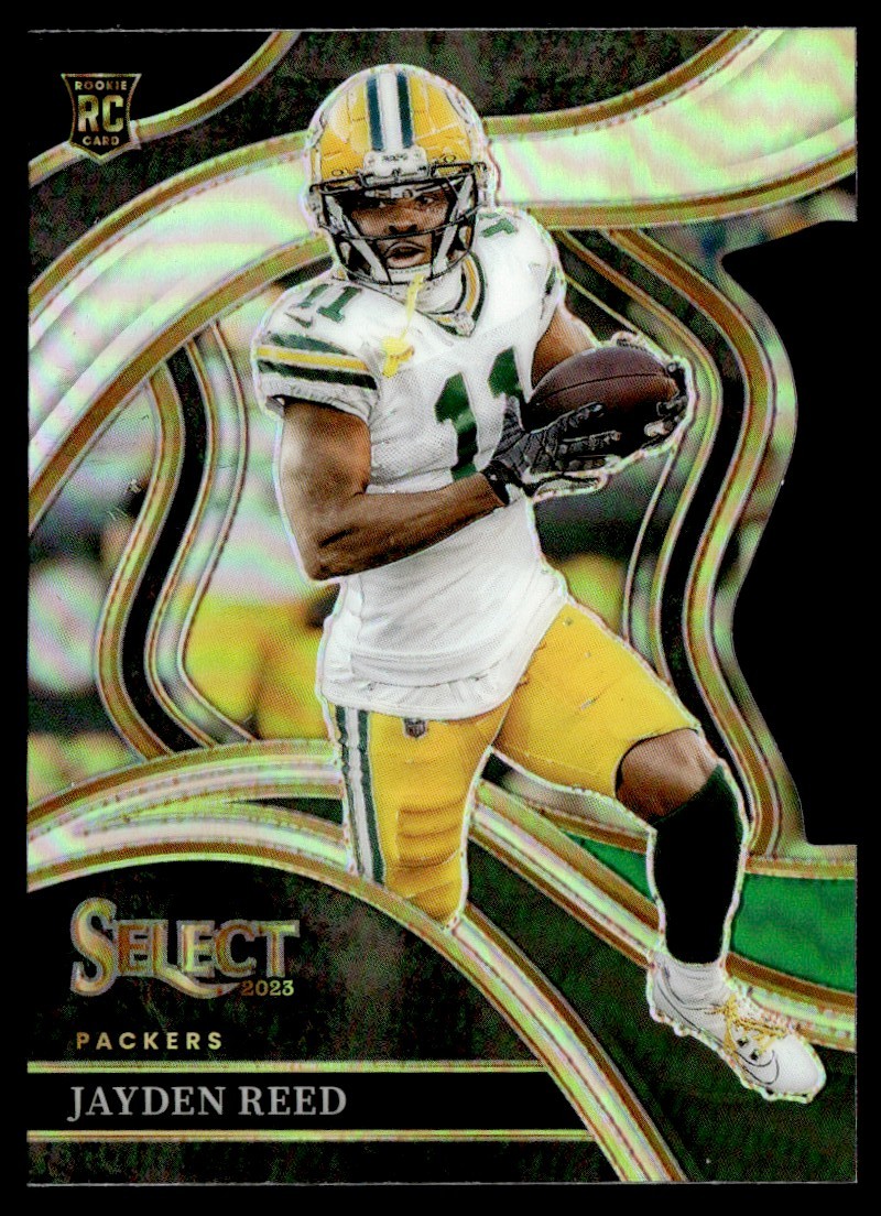 2023 Panini Select Black & Green Die Cut Jayden Reed RC #258