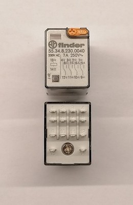 Finder 55.34.8.230.0040 Steckrelais 230VAC - 4 Wechsler 250/7A