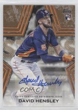 2023 Topps Series 1 Baseball Stars Gold 4/50 David Hensley #BSA-HEN Auto 05gv