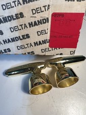 2 Used DELTA Gold Faucet Handles H22PB