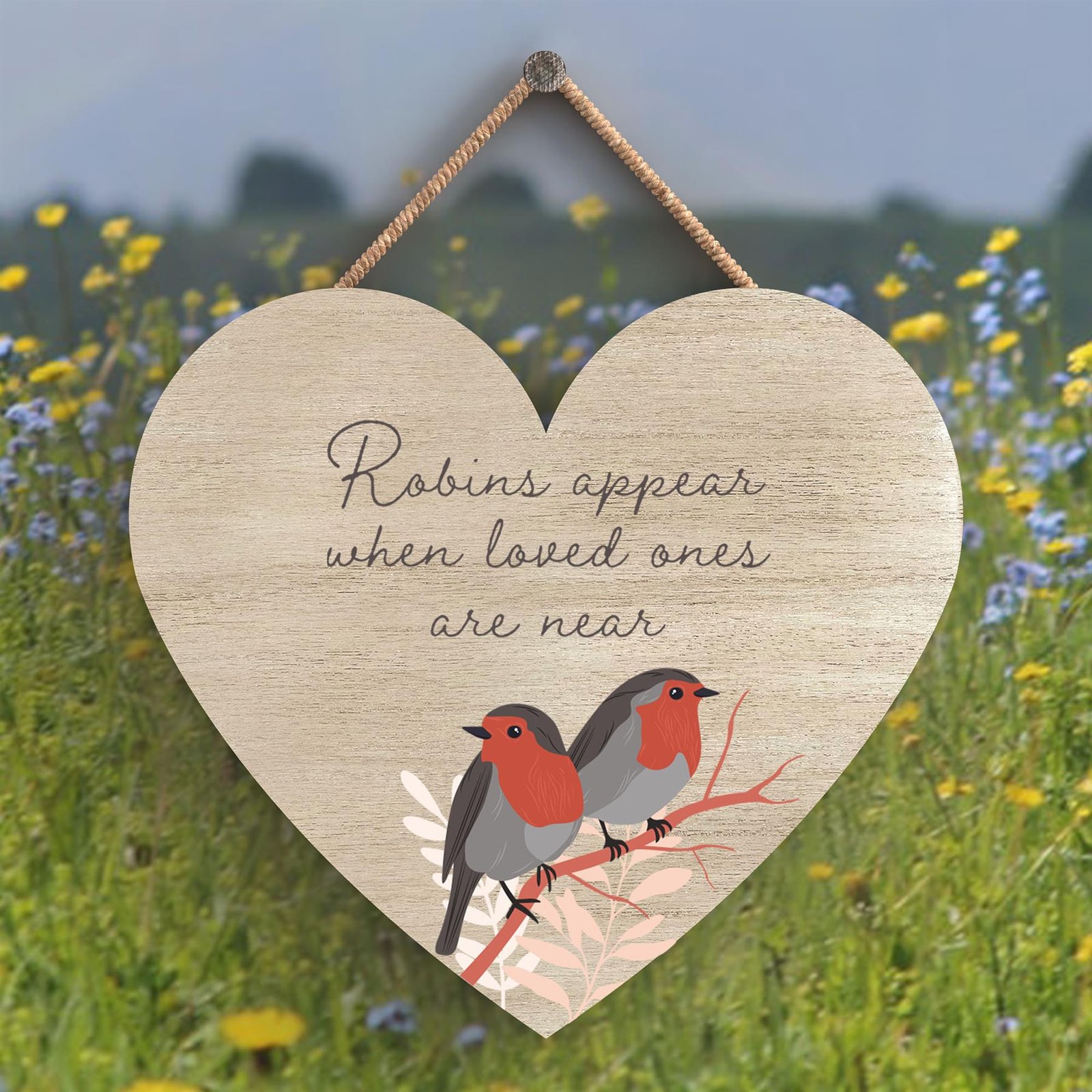 ROBINS APPEAR WHEN LOVED ONES ARE NEAR SML