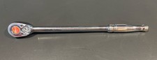 Snap-on Tools Sl715 12 Drive 15 Long Handle Ratchet Chrome Usa Vintage Logo