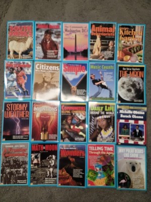 * Lot of 37 Benchmark Education Social Studies & Science Books Homeschooling