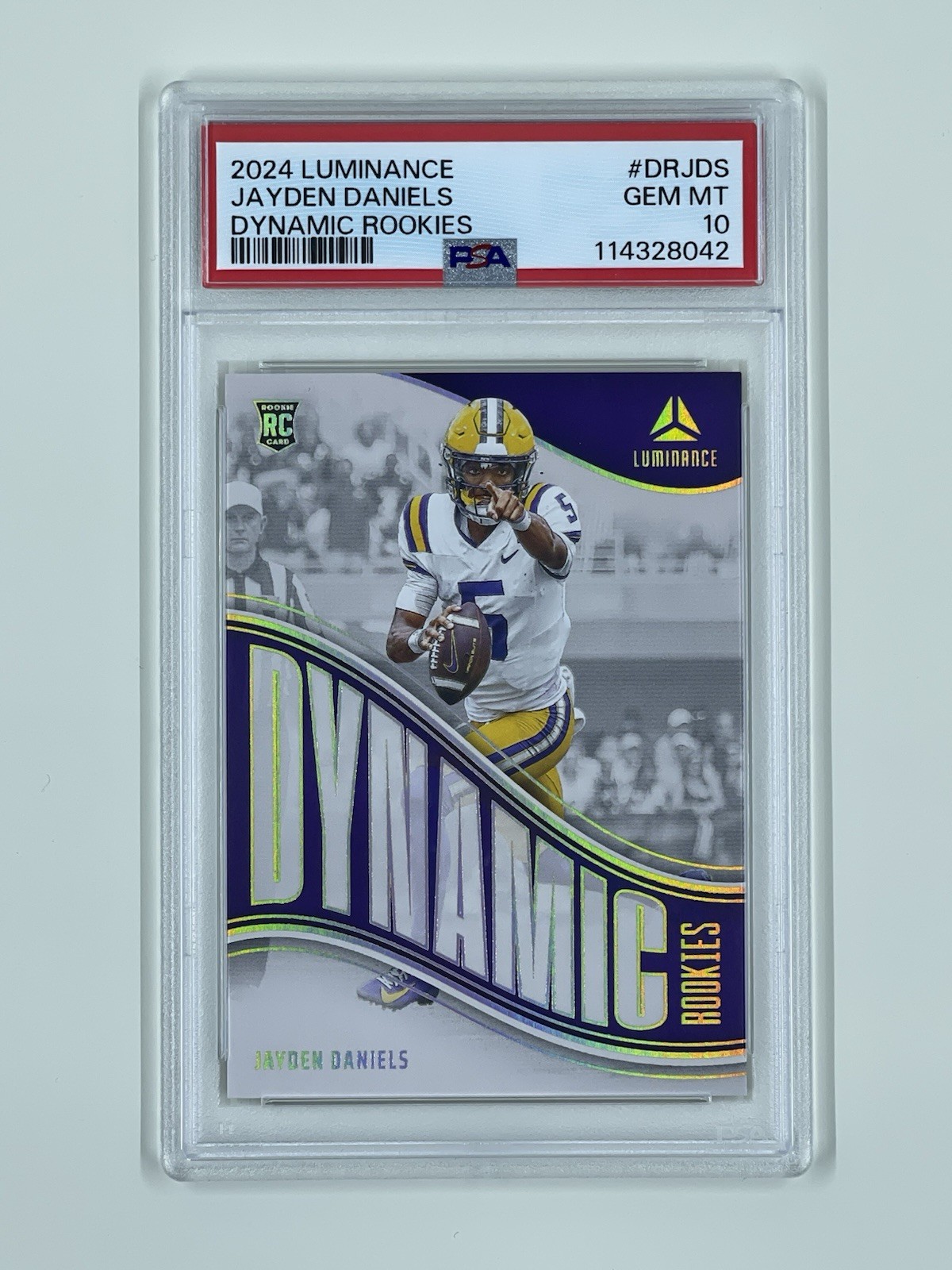 Jayden Daniels Panini Luminance Dynamic Rookies #DRJDS Base