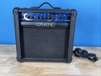 Crate XT15R Guitar Amplifier 3-Band EQ 8'' Speaker Reverb RCA Inputs TESTED/WORKS