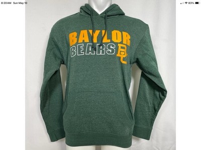 Baylor Bears NCAA Heather Green Campus Med Hoodie Sweatshirt NWT NT258