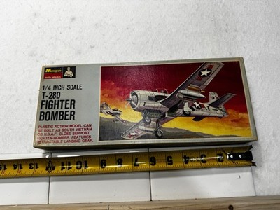 VINTAGE T28D FIGHTER BOMBER 1/4 INCH 1:48 MONOGRAM 