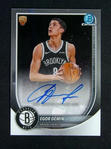 2025-26 Topps Bowman Chrome Egor Demin RC Rookie Auto