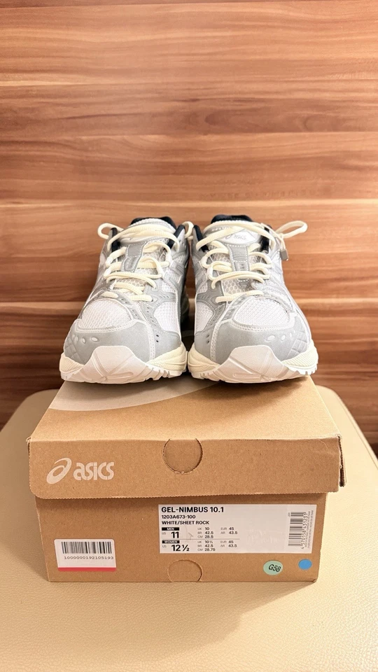 ASICS Min-Nano x Gel Nimbus 10.1 Sheet Rock taglia 45 nuovo full set - Immagine 2 di 4