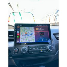 For Honda Civic 2006-2011 Car Stereo Radio Apple CarPlay Android 15 GPS WIFI 64G