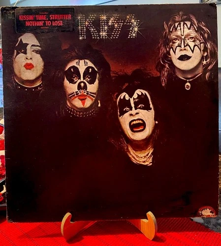 KISS NB 9001 1B/1B Bell-Joe HYPE Kissin’ Time On Label, Not On Vinyl Aucoin  VG