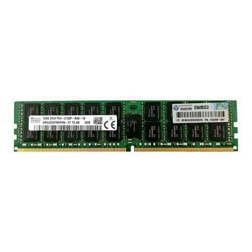 16GB 2Rx4 PC4-2133P-RA0 SKhynix HMA42GR7MFR4N-TF TD AB HP:752369-081 Server RAM