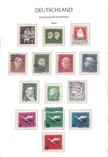 Sammlung Bund 1954-1979, gestempelt, komplett -bitte lesen-