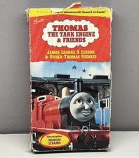 Thomas the Tank Engine & Friends James Learns A Lesson VHS Video Tape Train Show