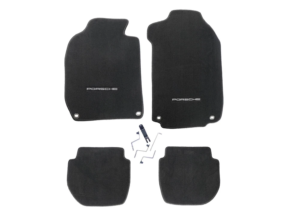 Genuine Porsche 911 Coupe Floor Mat Set Black (1983-1989) LHD - Image 2 of 4
