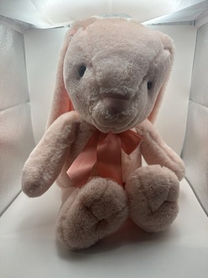 Large Pink Rabbit Stuffed Animal Cuddle Toy DanDee Brand 