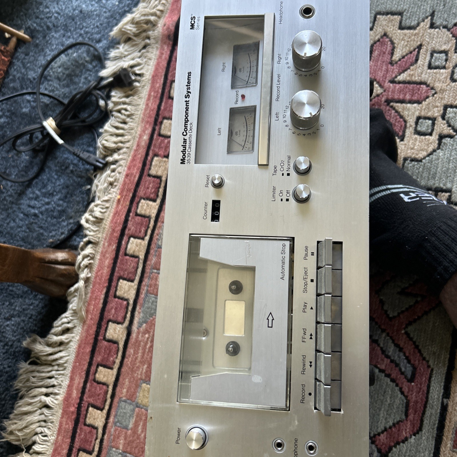 Modular Component System Stereo Cassette Tape Deck MCS 3539 Vintage ...