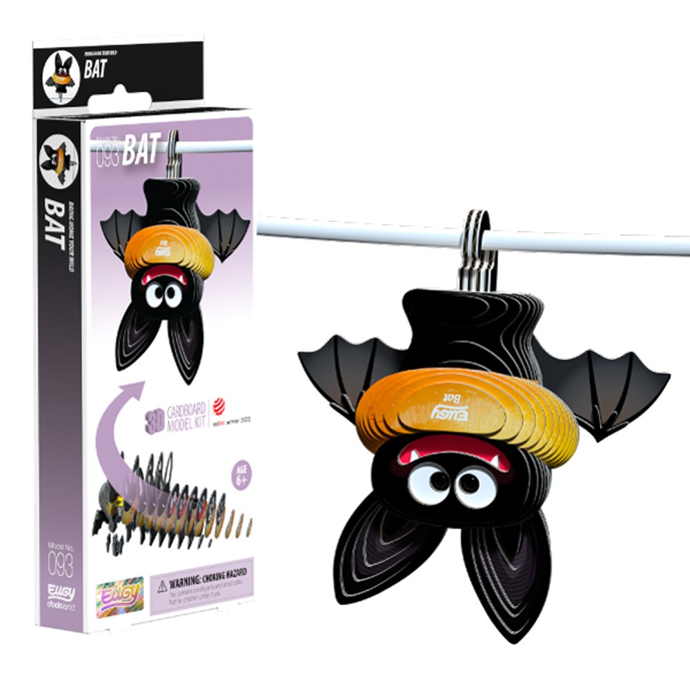 EUGY Bat 3D Model Kit Educational STEM Toy Animal Gift Age 6+ - Image 4