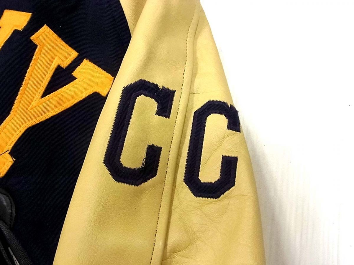 Buzz Rickson'S Athletic Jacket Sleeve Leather Var… - image 6