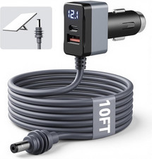 Starlink Mini Car Adapter, 10 FT 12-24V DC Power Cigarette Lighter Charger for T