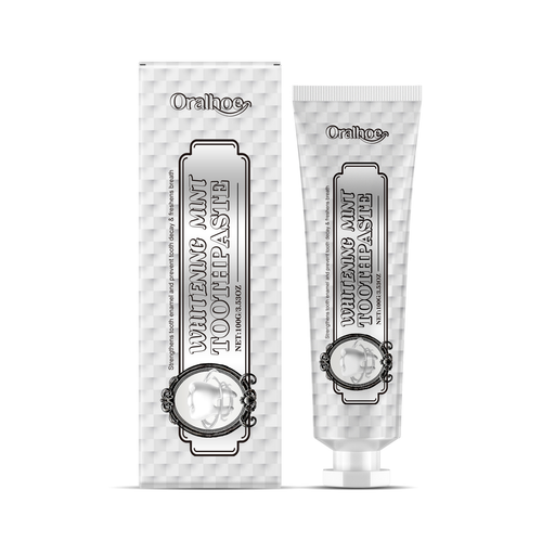 Oralhoe Mint Fresh Toothpaste Care For Teeth Gentle Cleaning Of Tartar Stains
