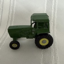 Vintage Unbranded Green Farm Tractor diecast miniature toy John Deere
