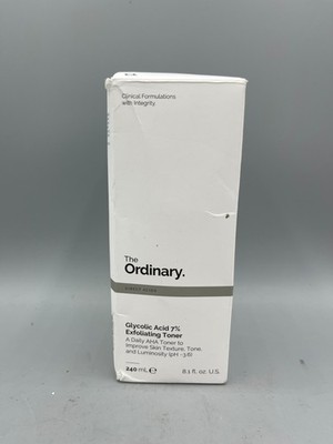 THE ORDINARY Glycolic Acid 7% Toning Solution, 240ml / 8 fl oz-New in Box