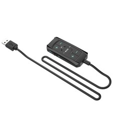 USB Sound Card Virtual 7.1 Surround Auditory Adapter for PC Gaming Headsets