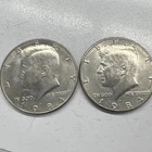 1984 P & D Kennedy Half Dollar Set (2 coins)  Better condition **FREE SHIPPING**