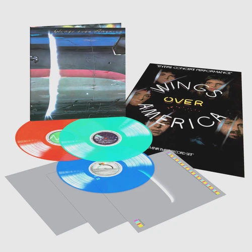 Paul McCartney WINGS OVER AMERICA 180g COLOR VINYL Triple LP Limited Edition Set