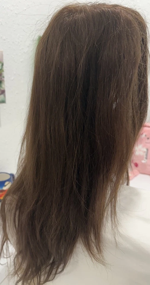 Peluca de encaje completa HairSense 100 % Remi cabello humano FS1B/30 RH Elly - apenas usada Foto 2 de 4