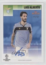 2020-21 Topps Merlin's Heritage 95 UCL Auto Blue /50 Luis Alberto Auto