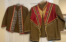 2 Vintage HALLOWEEN child s native American Indian costume