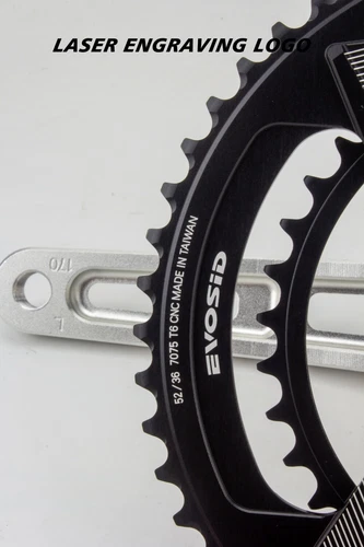 Road Bike Crankset 52-36T 12 Speed 2X Chainring Hollow Tech Crank 165mm Crankset - Picture 20 of 40