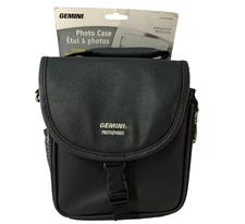 Camera Carrying Case Photo Video With Adjustable Strap Black Gemini New