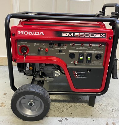 HONDA GENERATOR ET6300 発電機 レトロ 引き取り限定 Old generator] KAWASAKI Side valve engine is disassembled