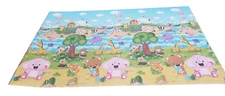 Baby Care Play Mat (Large, Playful - Pinko & Friend) 82'' x 55'' Original One...