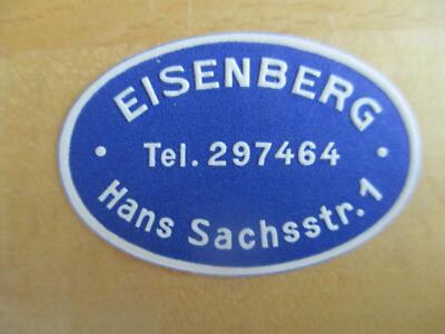 (10305) Reklamemarke - Bäckerei Eisenberg