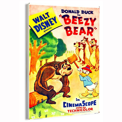 1955 Beezy Bear (RKO) KIDS Movie Poster or Canvas Home Decor Art Print