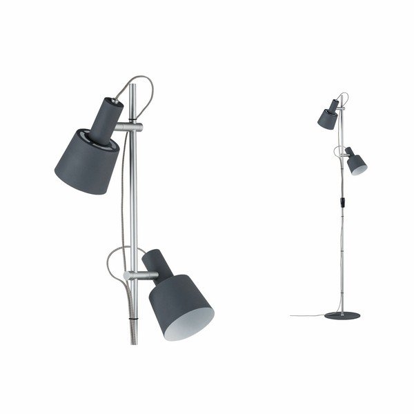 Paulmann 79690 Neordic Haldar Stehleuchte Max.2X20W E14 Dunkelgrau/Chrom Matt 23-image