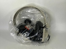 Vintage Califone 2924AV-P Mono Headphones 6  coiled cord and 1/4" Plug NOS