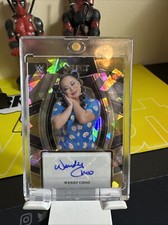 2024 Panini Select WWE Wendy Choo Cracked Ice Auto SL-WCH Autograph NXT