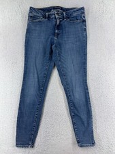 Calvin Klein Pants Women 8 Blue Jeans Denim Skinny Tapered Cotton Blend Stretch