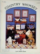 COUNTRY WHIMSEY Lynn Waters Busa Graph-It Arts Cross-Stitch Book Leaflet #9