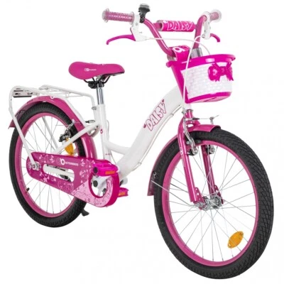 ACTIONBIKES MOTORS Kinderfahrrad Daisy 20 Zoll Kinder Fahrrad Rad Kids Bike Kind Mädchen Pink Rosa